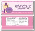 Glamour Girl - Personalized Birthday Party Candy Bar Wrappers thumbnail