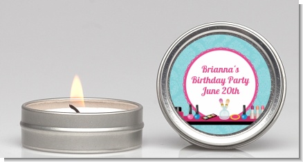 Glamour Girl Makeup Party - Birthday Party Candle Favors