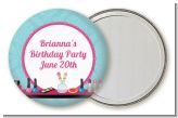 Glamour Girl Makeup Party - Personalized Birthday Party Pocket Mirror Favors