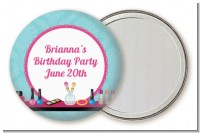 Glamour Girl Makeup Party - Personalized Birthday Party Pocket Mirror Favors