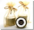Glitter Black and White - Bridal Shower Gold Tin Candle Favors thumbnail