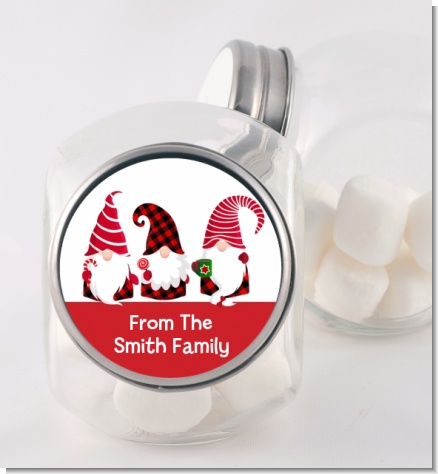 Gnome - Personalized Christmas Candy Jar