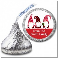 Gnome - Hershey Kiss Christmas Sticker Labels