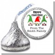 Gnome Trio - Hershey Kiss Christmas Sticker Labels thumbnail