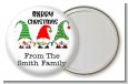 Gnome Trio - Personalized Christmas Pocket Mirror Favors thumbnail