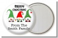 Gnome Trio - Personalized Christmas Pocket Mirror Favors thumbnail