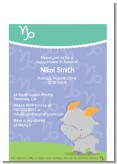 Goat | Capricorn Horoscope - Baby Shower Petite Invitations