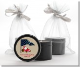 Go Kart - Birthday Party Black Candle Tin Favors