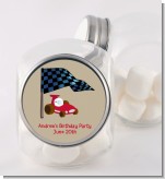 Go Kart - Personalized Birthday Party Candy Jar