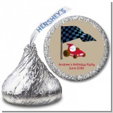 Go Kart - Hershey Kiss Birthday Party Sticker Labels