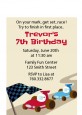 Go Kart - Birthday Party Petite Invitations thumbnail