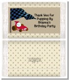 Go Kart - Personalized Popcorn Wrapper Birthday Party Favors