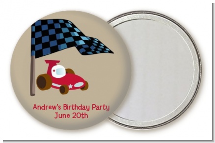 Go Kart - Personalized Birthday Party Pocket Mirror Favors