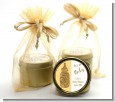 Gold Glitter Baby Bottle - Baby Shower Gold Tin Candle Favors thumbnail