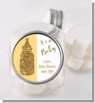 Gold Glitter Baby Bottle - Personalized Baby Shower Candy Jar thumbnail