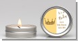 Gold Glitter Baby Crown - Baby Shower Candle Favors thumbnail