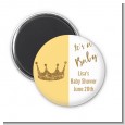 Gold Glitter Baby Crown - Personalized Baby Shower Magnet Favors thumbnail