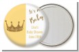 Gold Glitter Baby Crown - Personalized Baby Shower Pocket Mirror Favors thumbnail