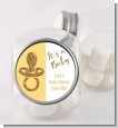 Gold Glitter Baby Pacifier - Personalized Baby Shower Candy Jar thumbnail