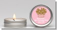 Gold Glitter Cupcake - Birthday Party Candle Favors thumbnail