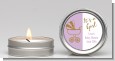 Gold Glitter Lavender Carriage - Baby Shower Candle Favors thumbnail