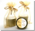 Gold Glitter Yellow Carriage - Baby Shower Gold Tin Candle Favors thumbnail