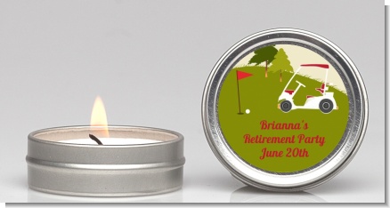 Golf Cart - Retirement Party Candle Favors