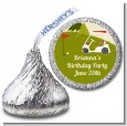 Golf Cart - Hershey Kiss Birthday Party Sticker Labels thumbnail