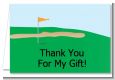 Golf - Retirement Party Thank You Cards thumbnail