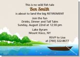 Gone Fishing - Retirement Party Invitations Gone Fishing - Retirement Party Invitations