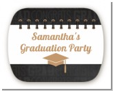 Grad Keys to Success - Personalized Graduation Party Rounded Corner Stickers