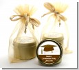 Graduation Cap Brown - Graduation Party Gold Tin Candle Favors thumbnail