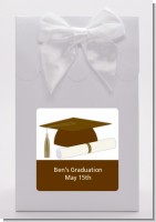 Graduation Cap Brown - Graduation Party Goodie Bags