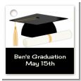 Graduation Cap - Personalized Graduation Party Card Stock Favor Tags thumbnail
