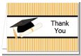 Graduation Cap - Graduation Party Thank You Cards thumbnail