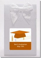 Graduation Cap Orange - Graduation Party Goodie Bags