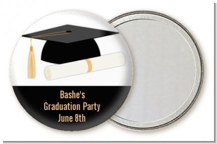 Graduation Cap - Personalized Graduation Party Pocket Mirror Favors