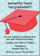 Graduation Cap Red - Graduation Party Invitations thumbnail