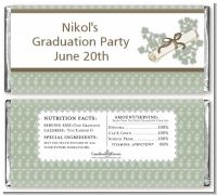 Graduation Diploma - Personalized Graduation Party Candy Bar Wrappers