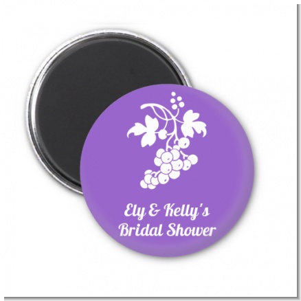 Grapes - Personalized Bridal Shower Magnet Favors