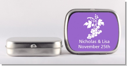 Grapes - Personalized Bridal Shower Mint Tins