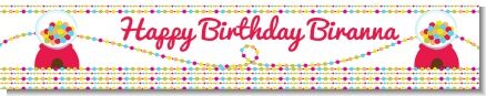 Gumball - Personalized Birthday Party Banners