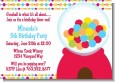 Gumball - Birthday Party Invitations thumbnail