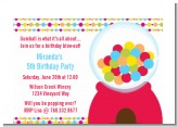 Gumball - Birthday Party Petite Invitations