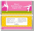 Gymnastics - Personalized Birthday Party Candy Bar Wrappers thumbnail