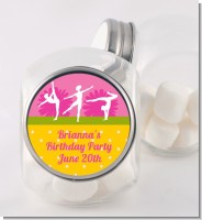 Gymnastics - Personalized Birthday Party Candy Jar