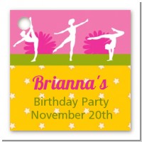 Gymnastics - Personalized Birthday Party Card Stock Favor Tags