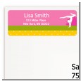 Gymnastics - Birthday Party Return Address Labels thumbnail