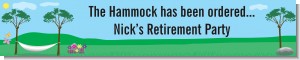 Hammock - Personalized Retirement Party Banners