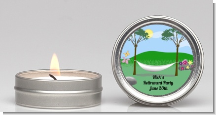 Hammock - Retirement Party Candle Favors